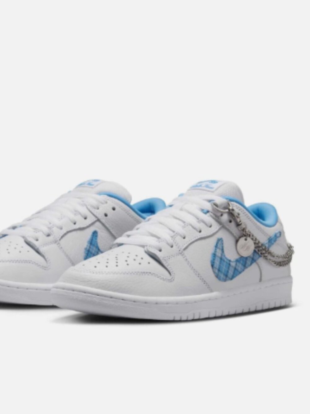 Nike SB Dunk Low Nicole Hause White University Blue "MULTIPLE SIZE"